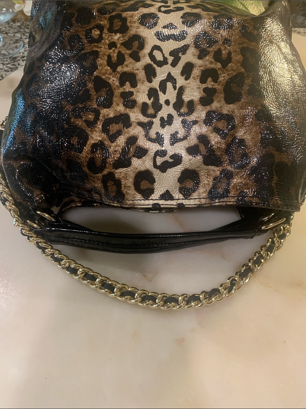 Gianni Bini Leopard and Tan Satchel - Picture 10 of 15